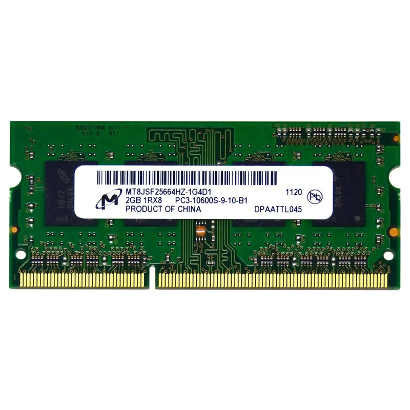 رم لپ تاپ DDR3 میکرون 1333 مگاهرتز ظرفیت 2 گیگابایت