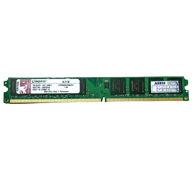 رم دسکتاپ DDR2 کینگستون 800 مگاهرتز ظرفیت 2 گیگابایت