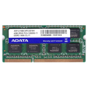 رم لپ تاپ DDR3 ای دیتا ۱۶۰۰ مگاهرتز ظرفیت 4 گیگابایت