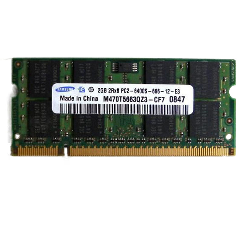 رم لپ تاپ DDR2 سامسونگ 800 مگاهرتز ظرفیت 2 گیگابایت