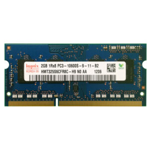 رم لپ تاپ DDR3 اس کی هاینیکس 1333 مگاهرتز ظرفیت 2 گیگابایت