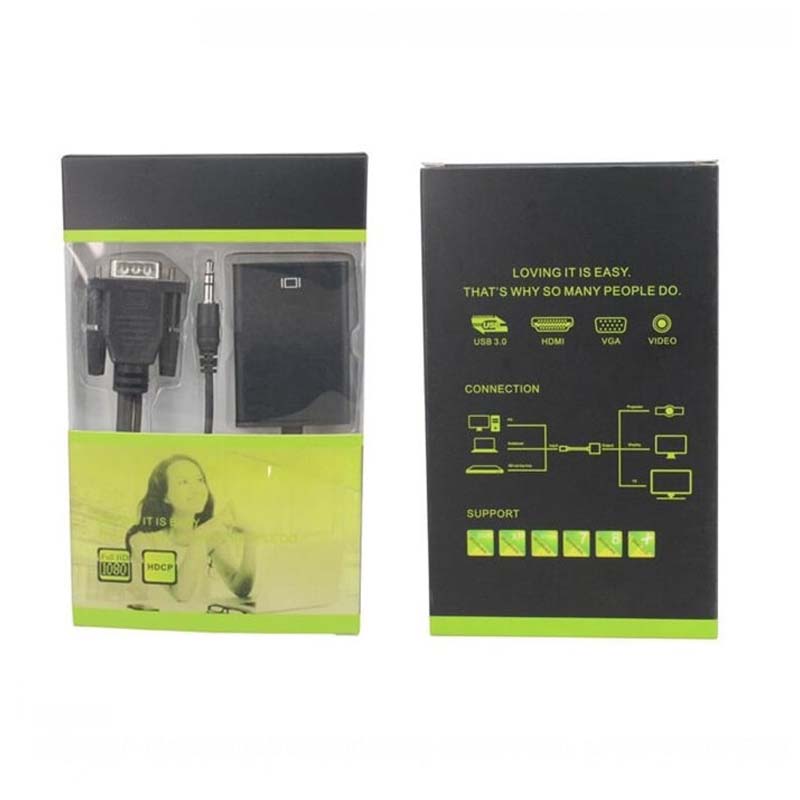 مبدل HDMI به VGA مدل HDCP با کابل ۰.۲ متر - Image 2