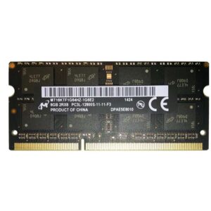 رم لپ تاپ DDR3L میکرون 1600 مگاهرتز مدل MT16KTF1G64HZ-1G6E2 ظرفیت 8 گیگابایت استوک