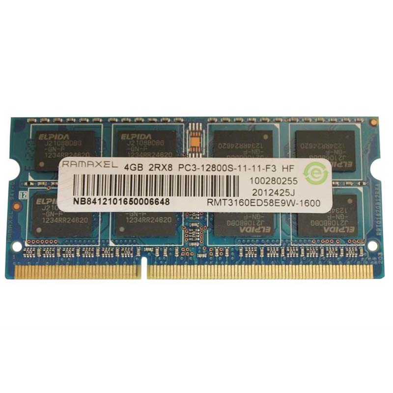 رم لپ تاپ DDR3 راماکسل ۱۶۰۰ مگاهرتز مدل PC3 ظرفیت 4 گیگابایت