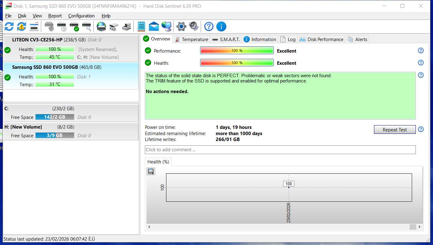 هارد اس اس دی سامسونگ مدل V-NAND SSD 860 EVO ظرفیت 500 گیگابایت - Image 2