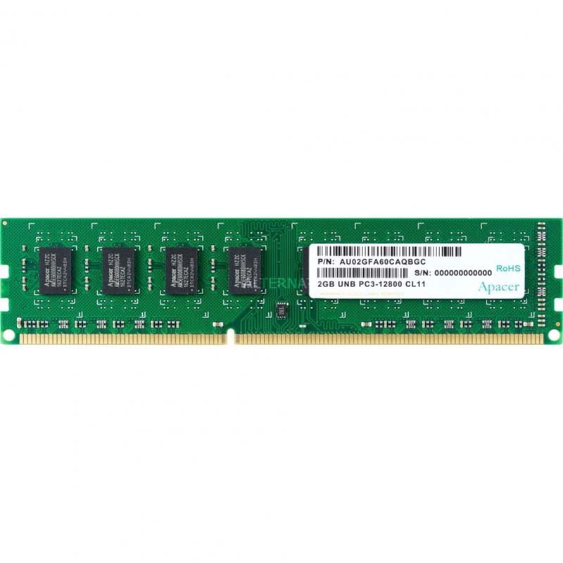 رم دسکتاپ DDR3 اپیسر 1600 مگاهرتز CL11 مدل PC3-12800 ظرفیت 2 گیگابایت استوک