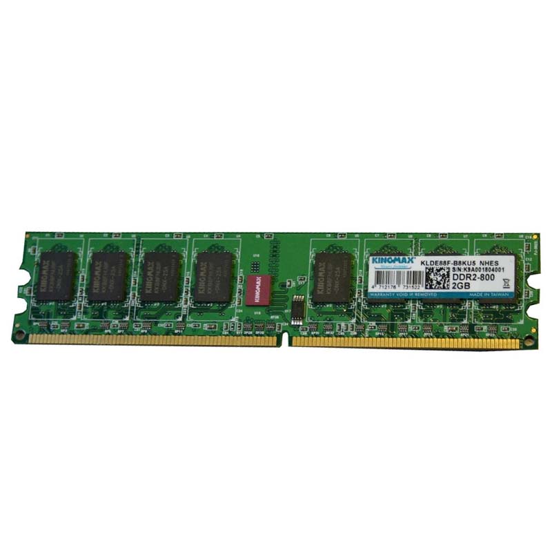 رم کامپيوتر کینگ مکس مدل DDR2-6400 فرکانس 800 مگاهرتز تک کاناله ظرفيت 2 گيگابايت CL5