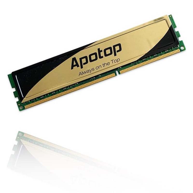رم کامپیوتر DDR3 آپوتاپ تک کاناله مدل DDR3-1333 فرکانس 1333 مگاهرتز CL9 حافظه 2 گیگابایت استوک