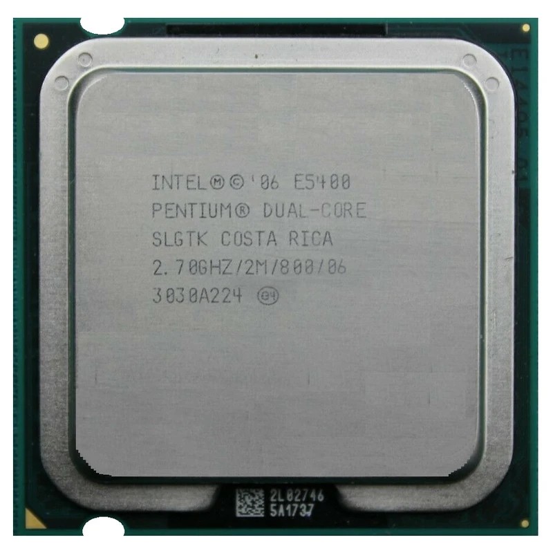 پردازنده کامپیوتر اینتل مدل Pentium E5400 استوک