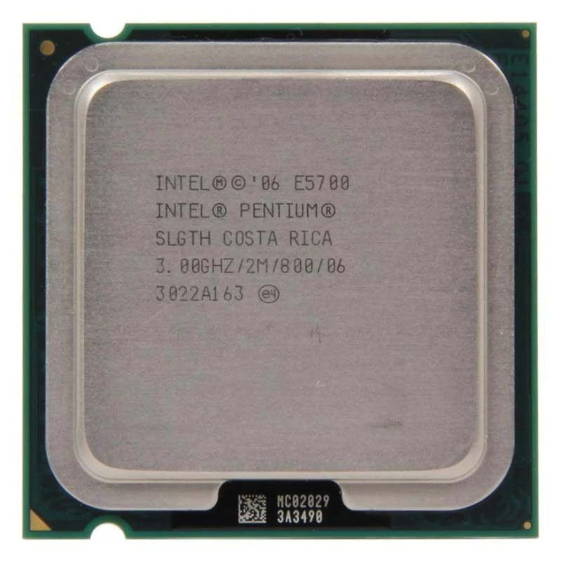 پردازنده کامپیوتر اینتل مدل Pentium E5700 استوک