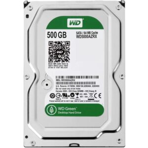هارددیسک اینترنال وسترن دیجیتال سری سبز مدل WD5000AZRX ظرفیت 500 گیگابایت استوک