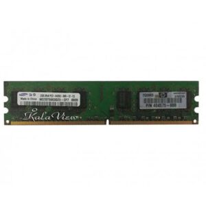 رم کامپيوتر DDR2 سامسونگ مدل DDR2-800 تک کاناله 800 مگاهرتز ظرفيت 2 گيگابايت CL6