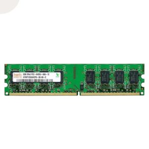 رم کامپيوتر اسکی هاینیکس مدل PC2-6400 فرکانس 800 مگاهرتز تک کاناله ظرفيت 2 گيگابايت CL6 استوک