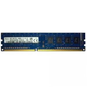 رم کامپیوتر اسکی هاینیکس DDR3 فرکانس 1600 مگاهرتز مدل PC3-12800U ظرفیت 4 گیگابایت استوک