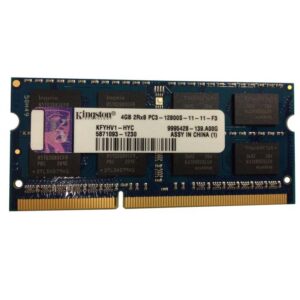 رم لپ تاپ DDR3 کینگستون تک کاناله 1600 مگاهرتز CL11 مدل PC3-12800S ظرفیت 4 گیگابایت استوک