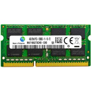 رم لپ تاپ DDR3 سامسونگ تک کاناله 1600 مگاهرتز CL11 مدل CK0 ظرفیت 4 گیگابایت استوک