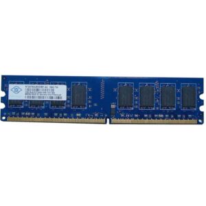 رم کامپيوتر نانیا فرکانس 800 مگاهرتز CL6 مدل DDR2-800 ظرفيت 2 گيگابايت استوک