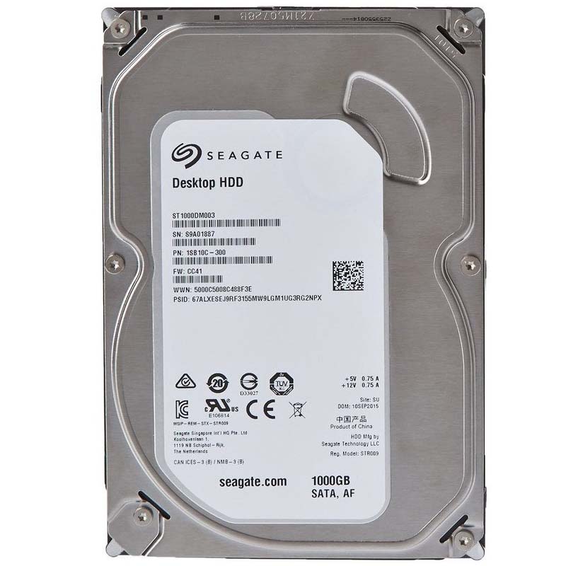 هارد دیسک اینترنال سیگیت مدل ST1000DM003 ST1000DM003 ظرفیت ۱ ترابایت استوک