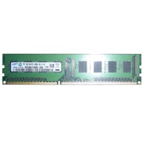 رم کامپیوتر DDR3 سامسونگ تک کاناله مدل CH9 فرکانس 1333 مگاهرتز CL9 حافظه 2 گیگابایت استوک