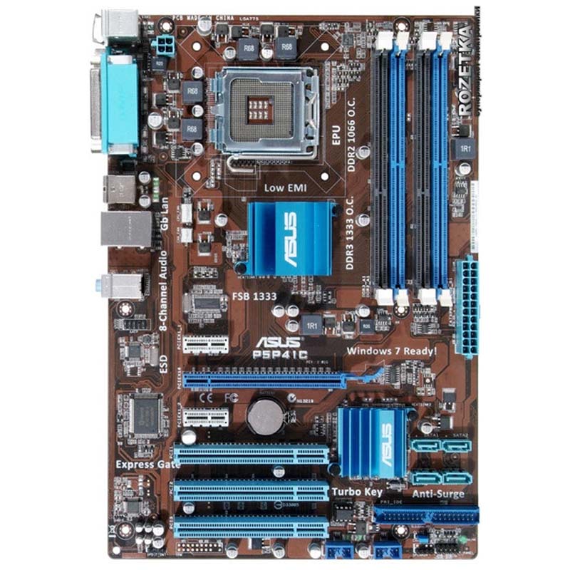مادربرد DDR3 ایسوس مدل P5P41C استوک