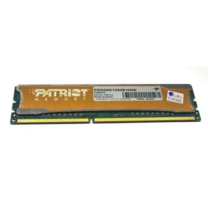 رم کامپیوتر DDR3 پاتریوت تک کاناله مدل DDR3-1333 فرکانس 1333 مگاهرتز CL9 حافظه 2 گیگابایت استوک