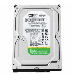 هارد دیسک اینترنال وسترن دیجیتال مدل WD5000AVVS ظرفیت 500 گیگابایت استوک