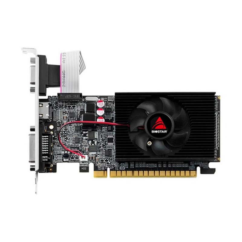کارت گرافیک انویدیا بایوستار GeForce 210 ظرفیت 1 گیگابایت DDR2 استوک