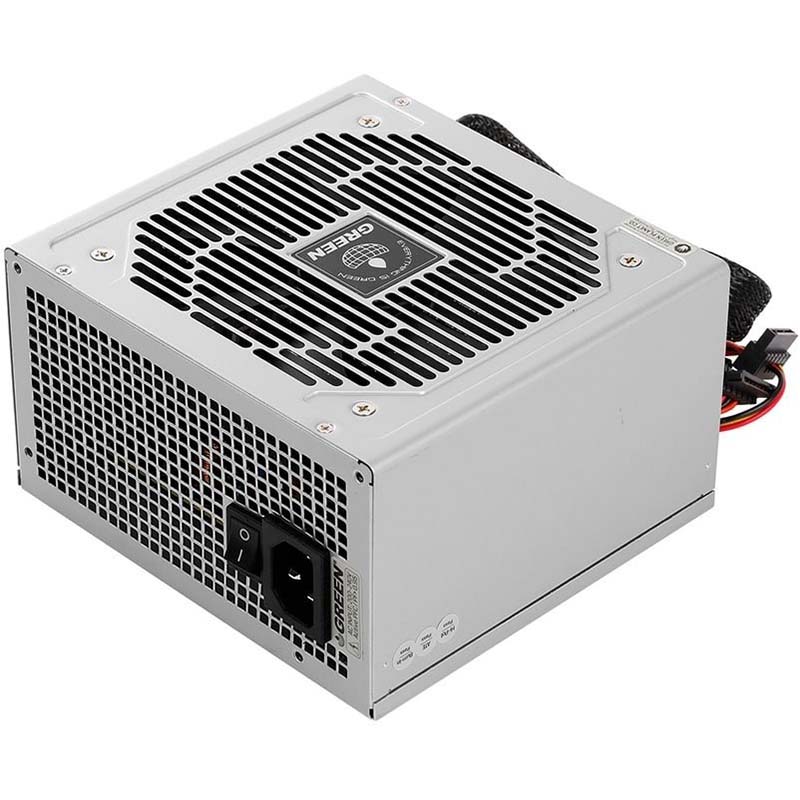 منبع تغذیه کامپیوتر گرین مدل GP400A-ECO استاندارد PLUS 80 غیرماژولار توان 400 وات