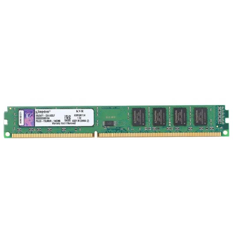 رم دسکتاپ DDR3 کینگستون 1600 مگاهرتز CL11 مدل KVR ظرفیت 2 گیگابایت استوک