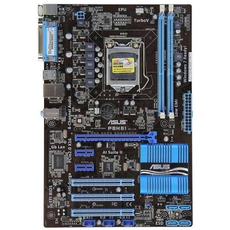 مادربرد DDR3 ایسوس مدل P8H61 استوک