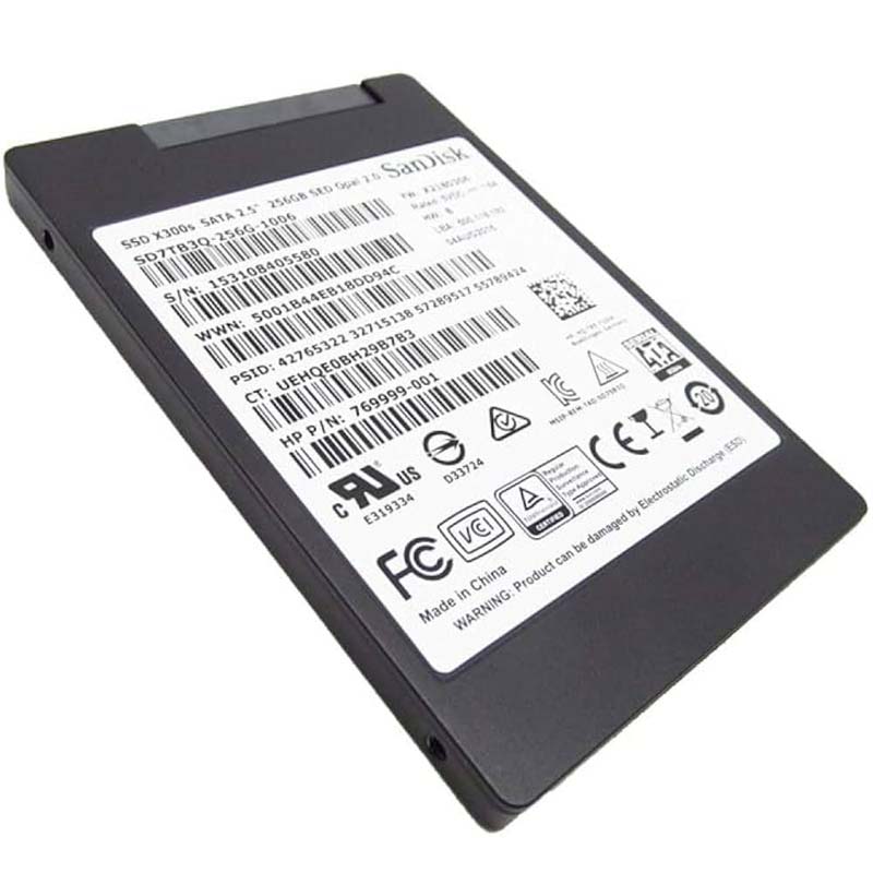 حافظه اس اس دی اینترنال ساندیسک مدل X300s ظرفیت 256 گیگابایت استوک